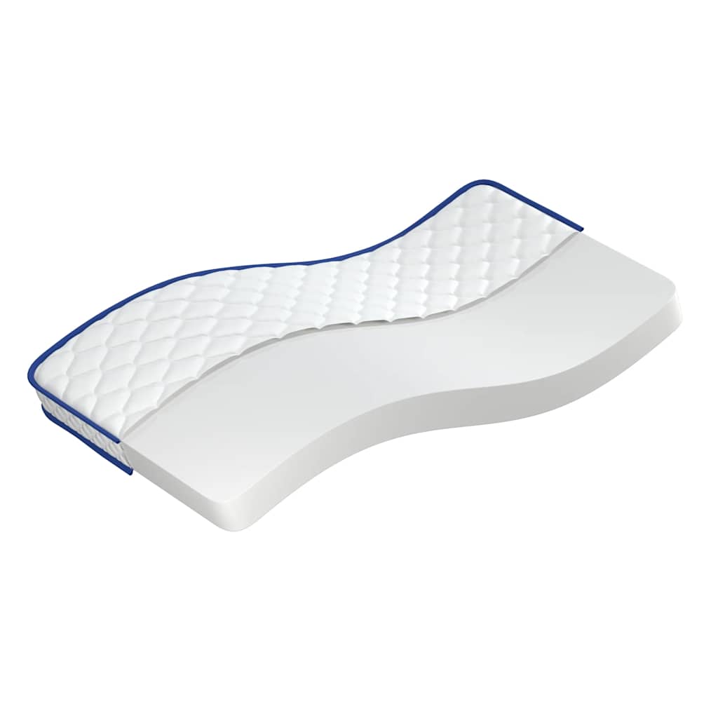 Materasso Viscoelastico Bianco 100x200x17 cm Morbido - homemem39
