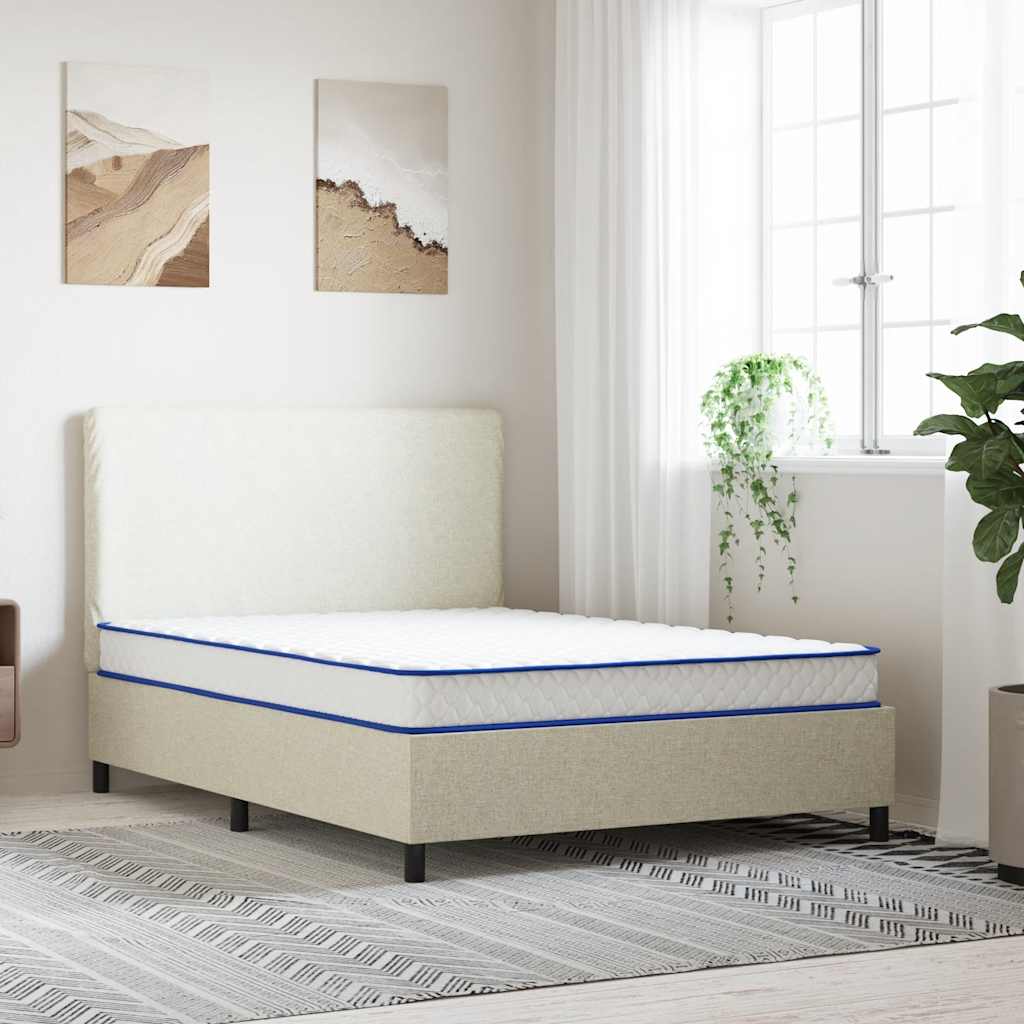 Materasso Viscoelastico Bianco 140x190x17 cm Morbido - homemem39