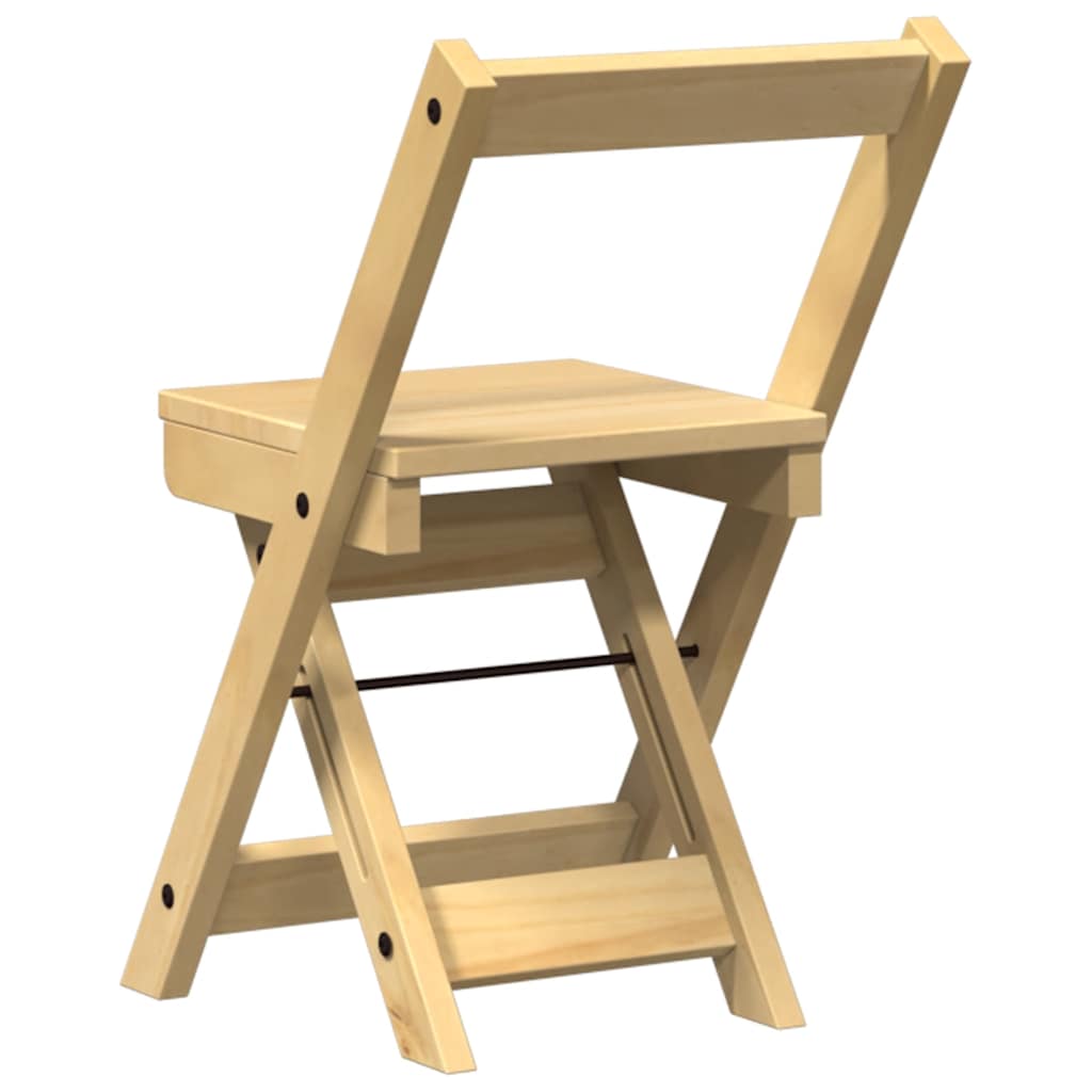Sedie da Pranzo Pieghevoli 4 pz Corona Cera in Legno di Pino - homemem39