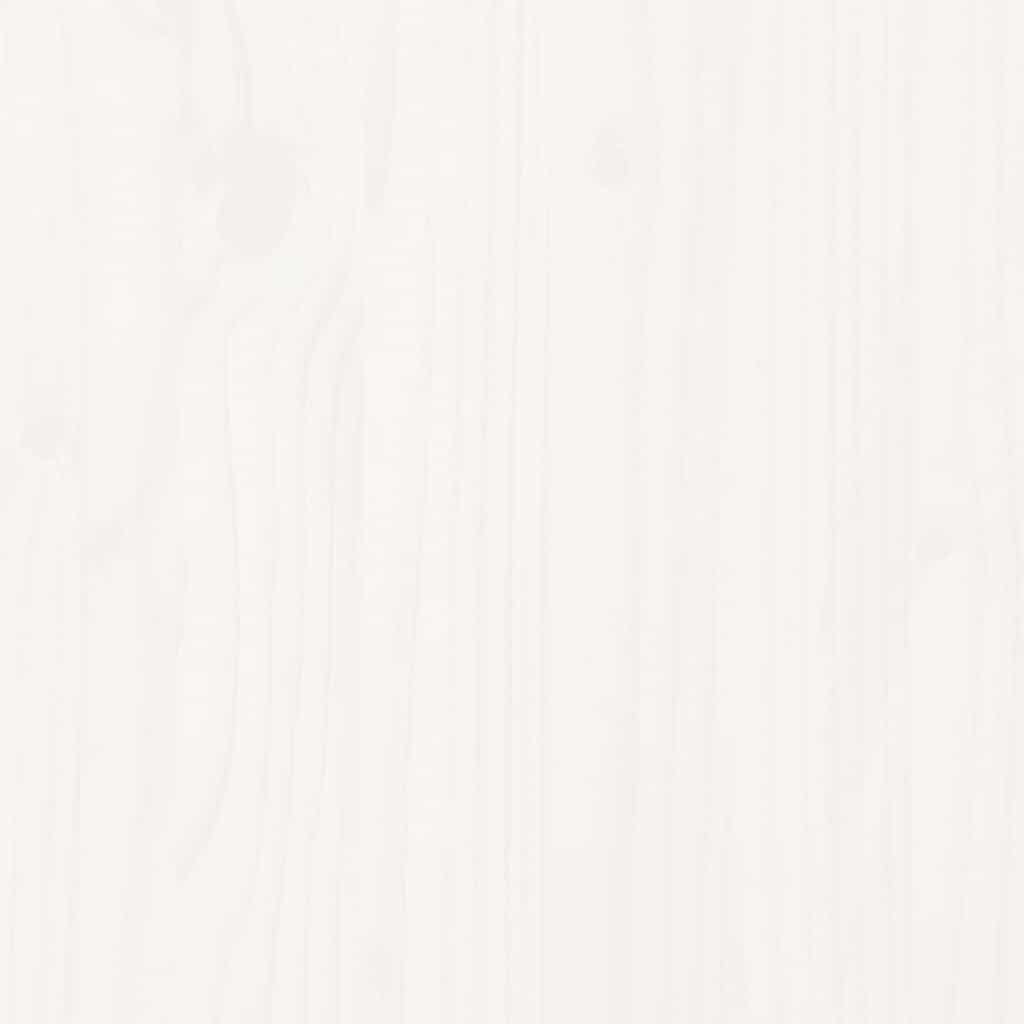 Letto senza Materasso Bianco 90x200 cm Legno Massello di Pino - homemem39