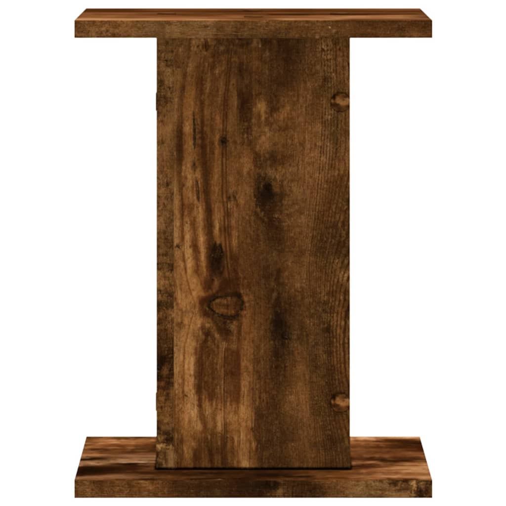Supporti Altoparlanti 2 pz Rovere 30x30x40 cm Legno Multistrato - homemem39