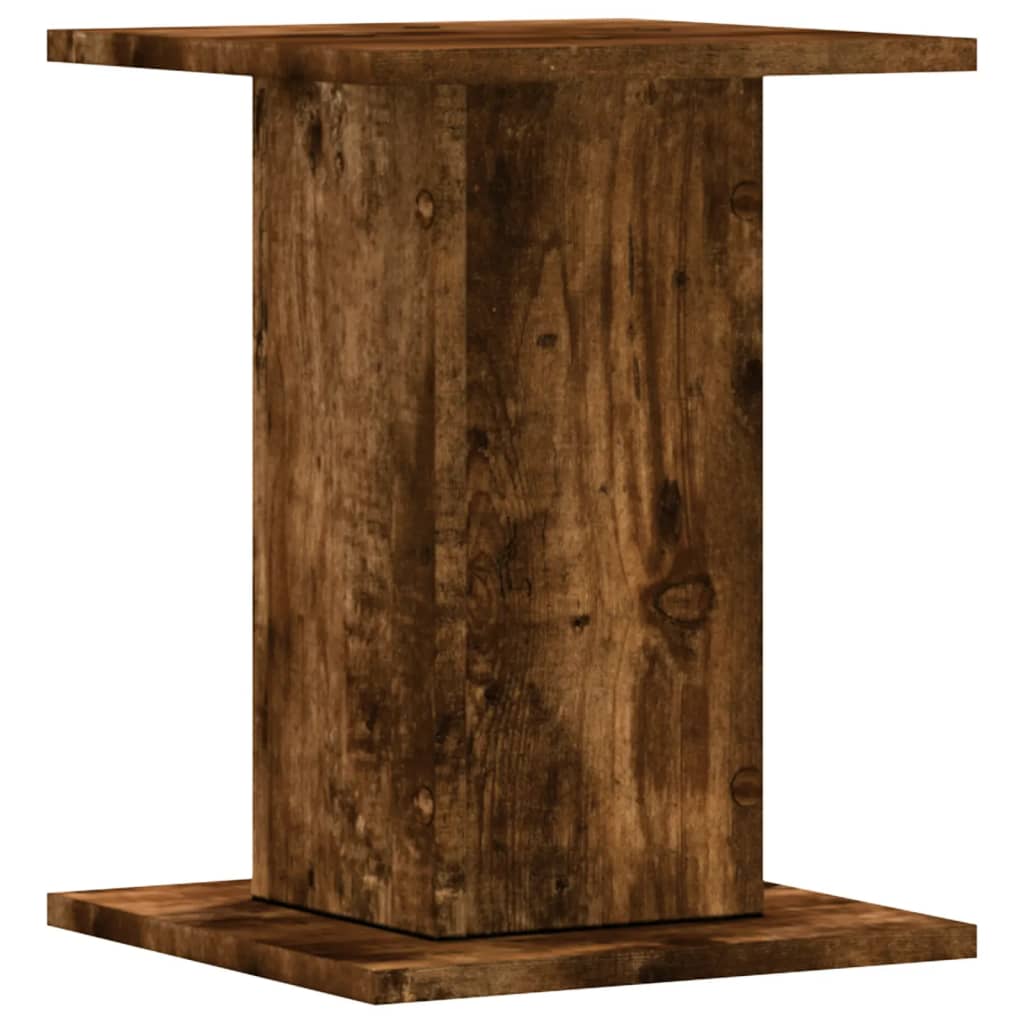 Supporti Altoparlanti 2 pz Rovere 30x30x40 cm Legno Multistrato - homemem39