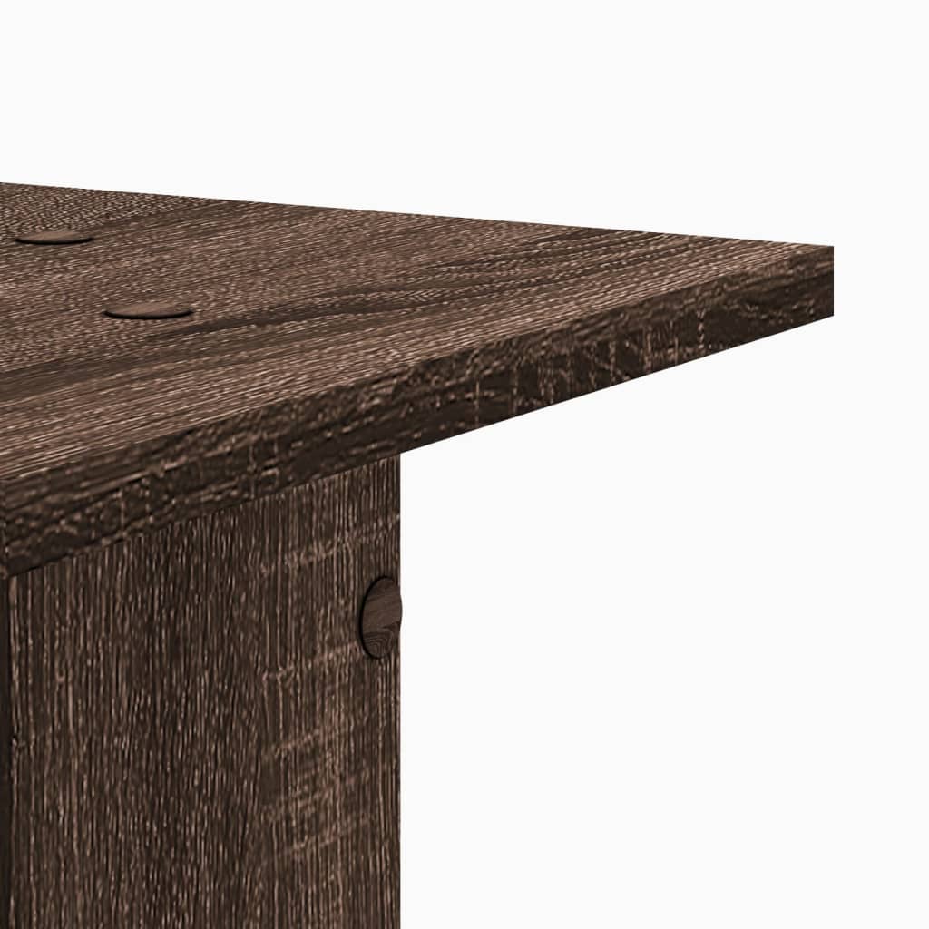 Supporti Altoparlanti 2 pz Marrone 30x30x40cm Legno Multistrato - homemem39