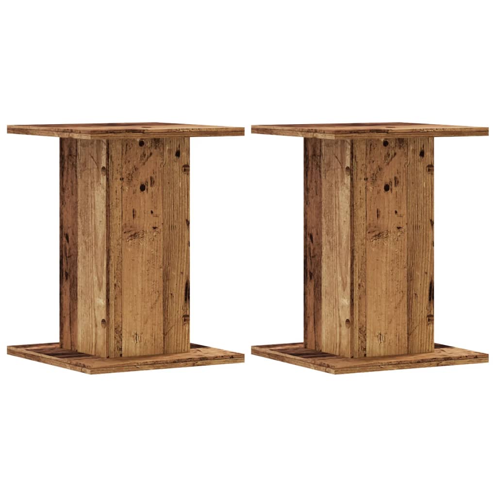 Supporti Altoparlanti 2 pz Legno 30x30x40 cm Legno Multistrato - homemem39