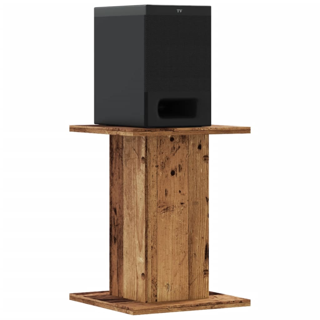 Supporti Altoparlanti 2 pz Legno 30x30x40 cm Legno Multistrato - homemem39