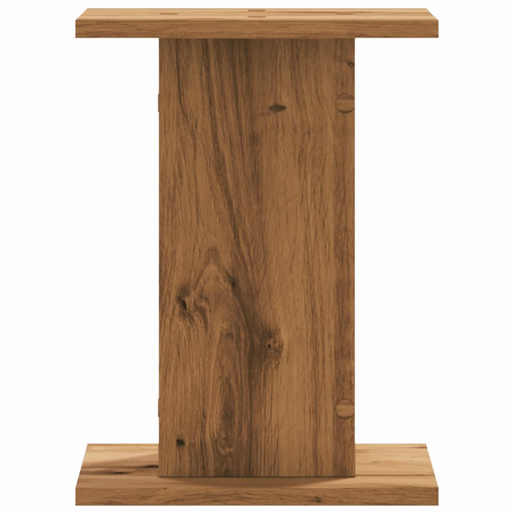 Supporti Altoparlanti 2 pz Rovere 30x30x40 cm in Multistrato - homemem39