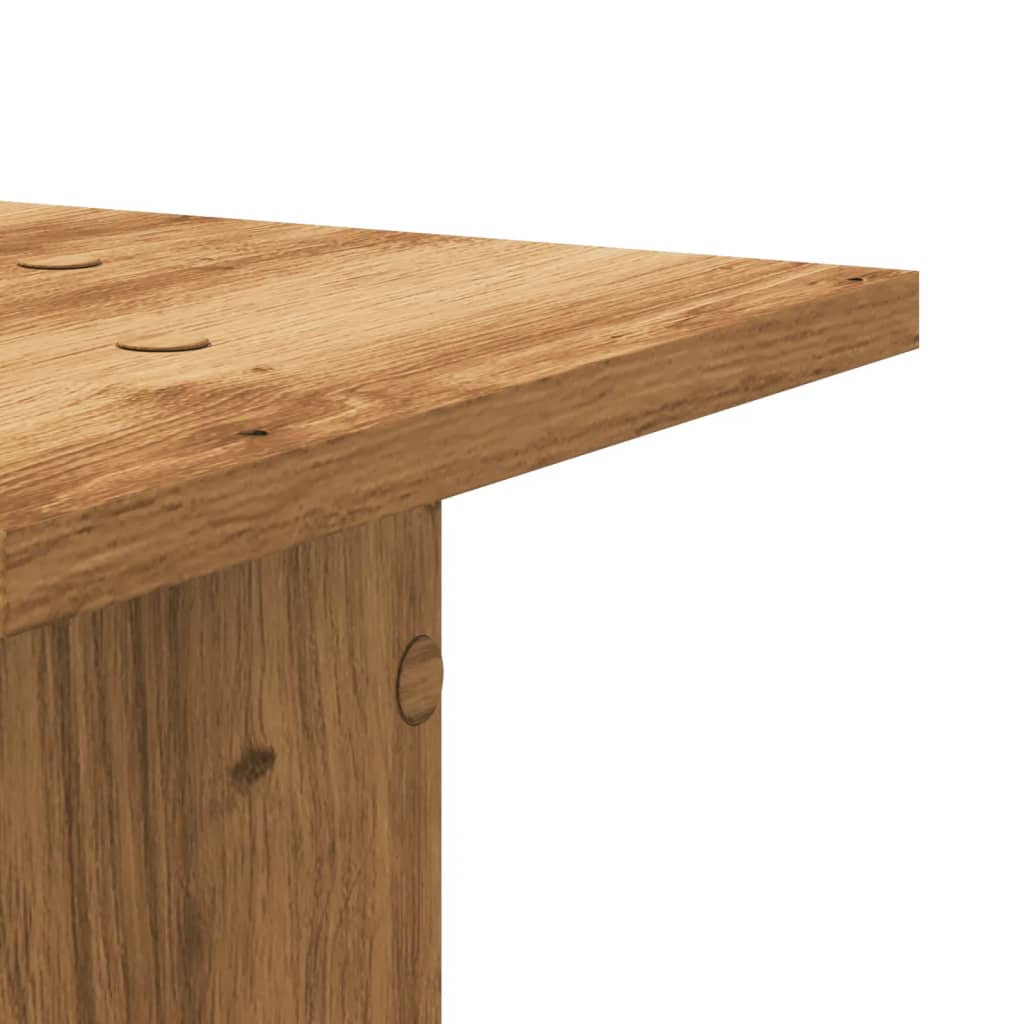 Supporti Altoparlanti 2 pz Rovere 30x30x40 cm in Multistrato - homemem39