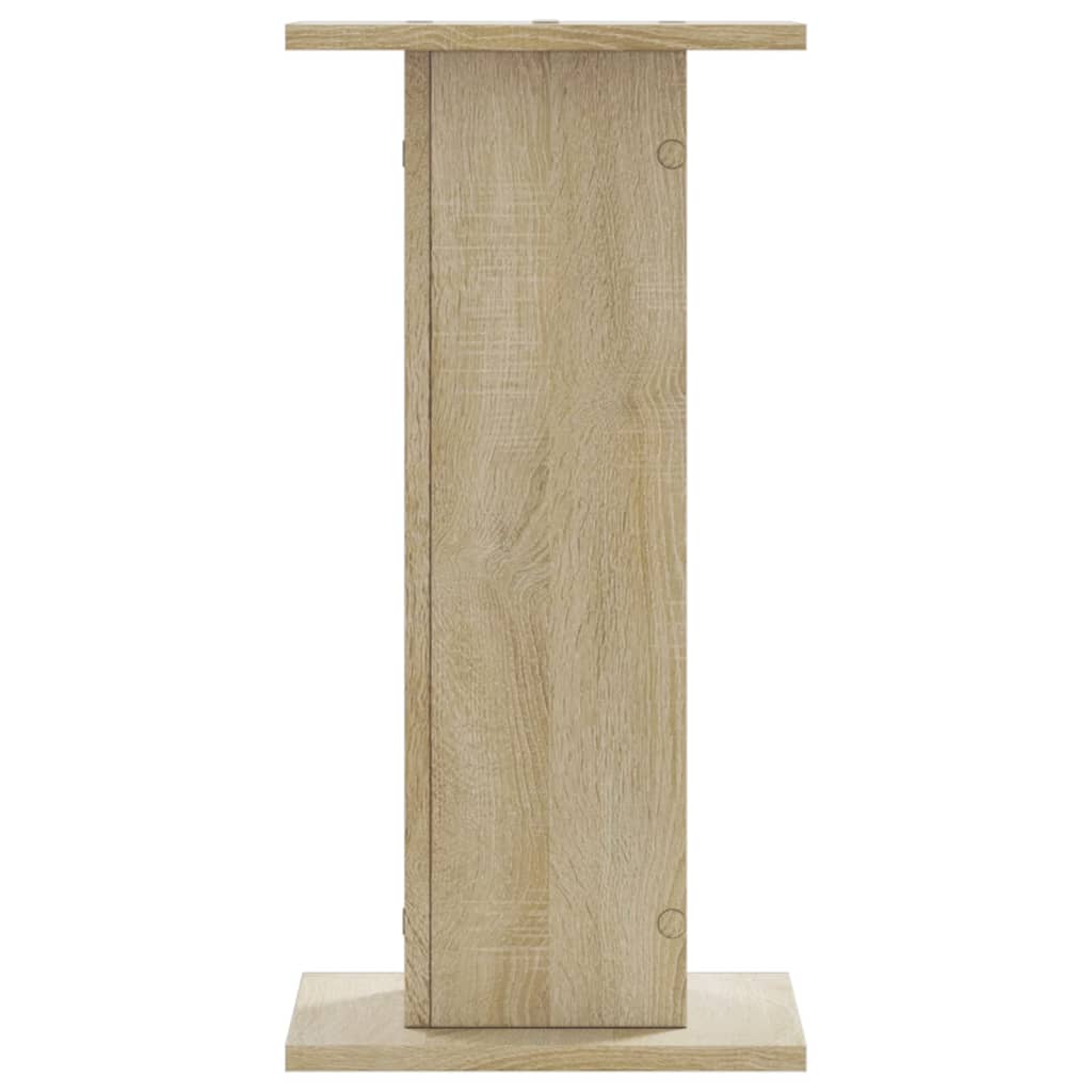 Supporti Altoparlanti 2 pz Rovere 30x30x40 cm in Multistrato - homemem39
