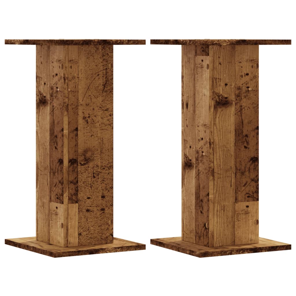 Supporti Altoparlanti 2 pz Legno 30x30x60 cm Legno Multistrato - homemem39