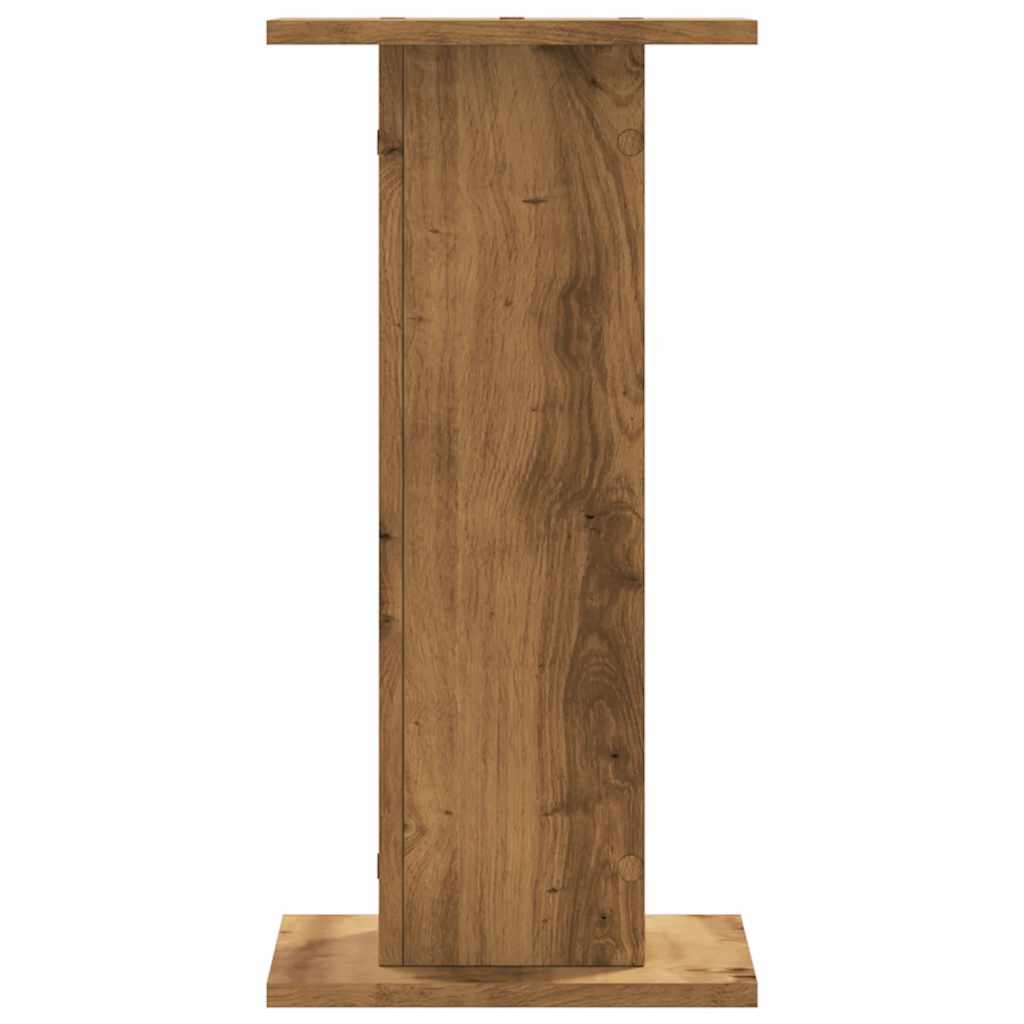Supporti Altoparlanti 2 pz Rovere 30x30x60 cm in Multistrato - homemem39