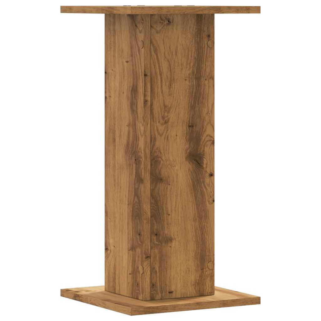 Supporti Altoparlanti 2 pz Rovere 30x30x60 cm in Multistrato - homemem39