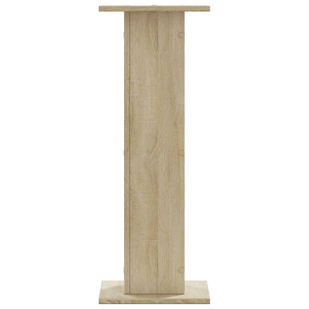 Supporti Altoparlanti 2 pz Rovere 30x30x80 cm in Multistrato - homemem39