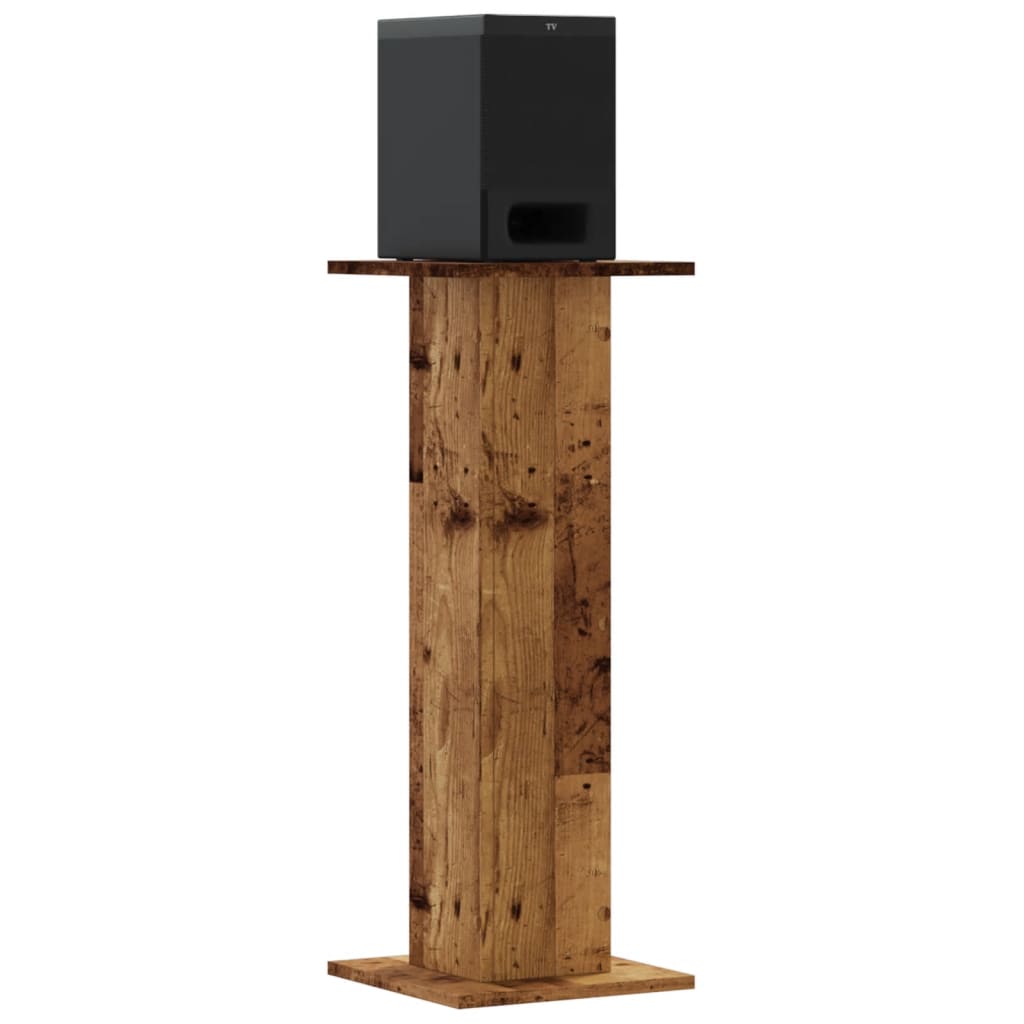 Supporti Altoparlanti 2 pz Legno 30x30x80 cm Legno Multistrato - homemem39