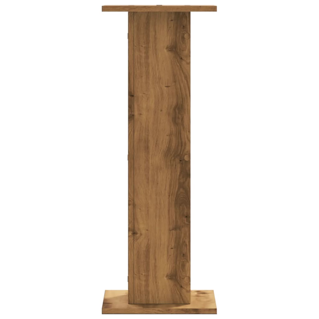 Supporti Altoparlanti 2 pz Rovere 30x30x80 cm in Multistrato - homemem39