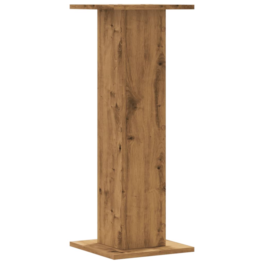 Supporti Altoparlanti 2 pz Rovere 30x30x80 cm in Multistrato - homemem39
