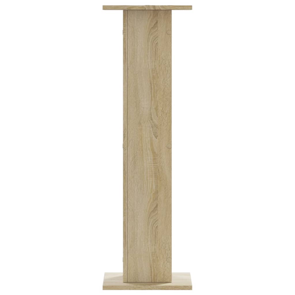 Supporti Altoparlanti 2 pz Rovere 30x30x95 cm in Multistrato - homemem39