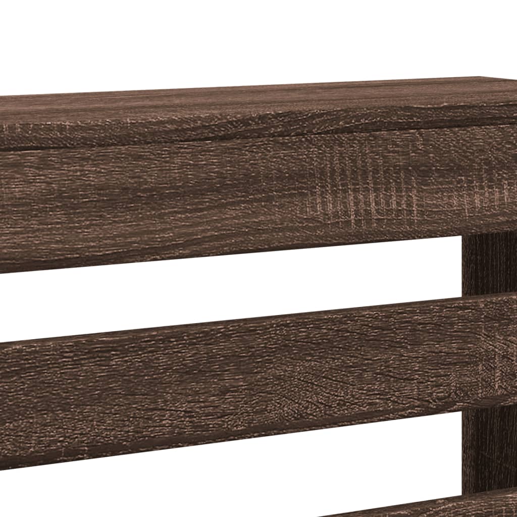 Copertura Termosifone Rovere Marrone 149x20x82cm in Multistrato - homemem39