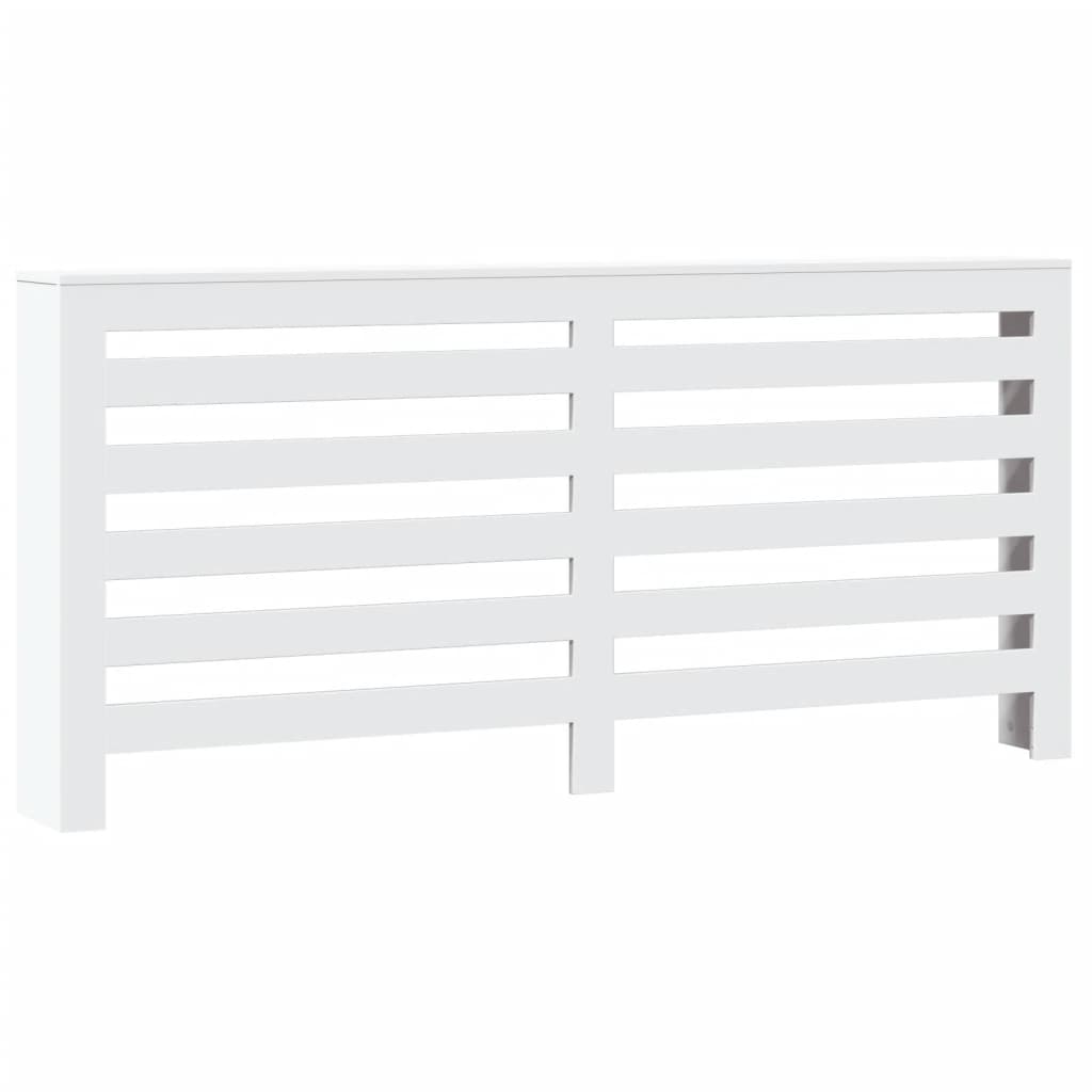 Copertura Termosifone Bianca 175x20x82 cm in Legno Multistrato - homemem39
