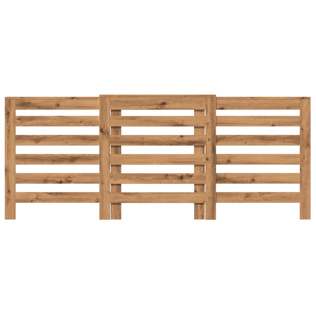 Copertura Termosifone Rovere Artigianale 205x21,5x83,5 cm Legno - homemem39