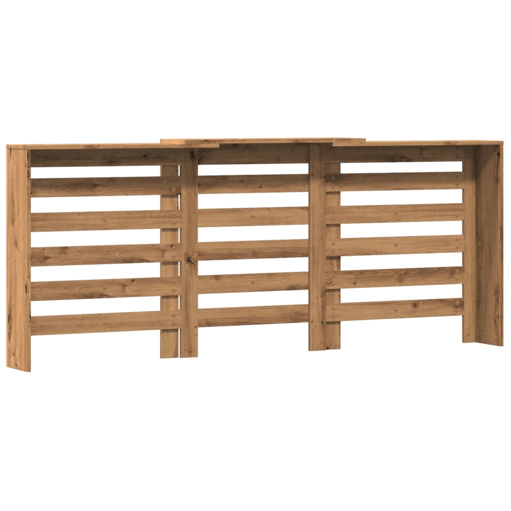 Copertura Termosifone Rovere Artigianale 205x21,5x83,5 cm Legno - homemem39