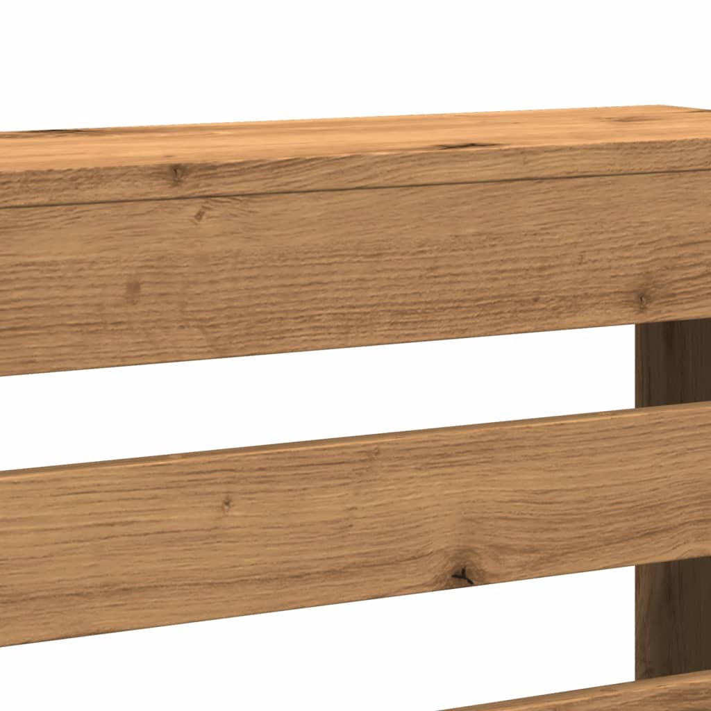 Copertura Termosifone Rovere Artigianale 205x21,5x83,5 cm Legno - homemem39
