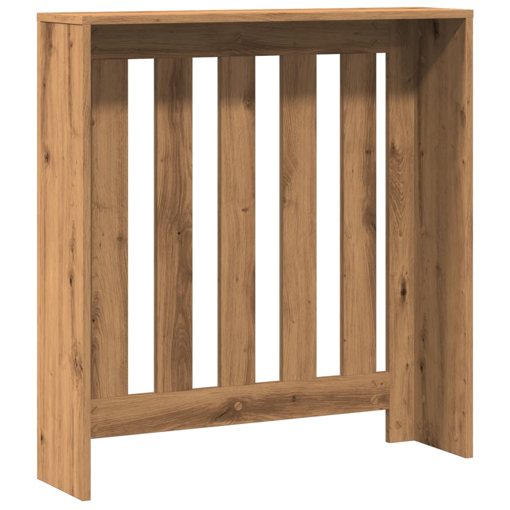Copertura Termosifone Rovere Artigianale 78x20x82cm in Legno - homemem39