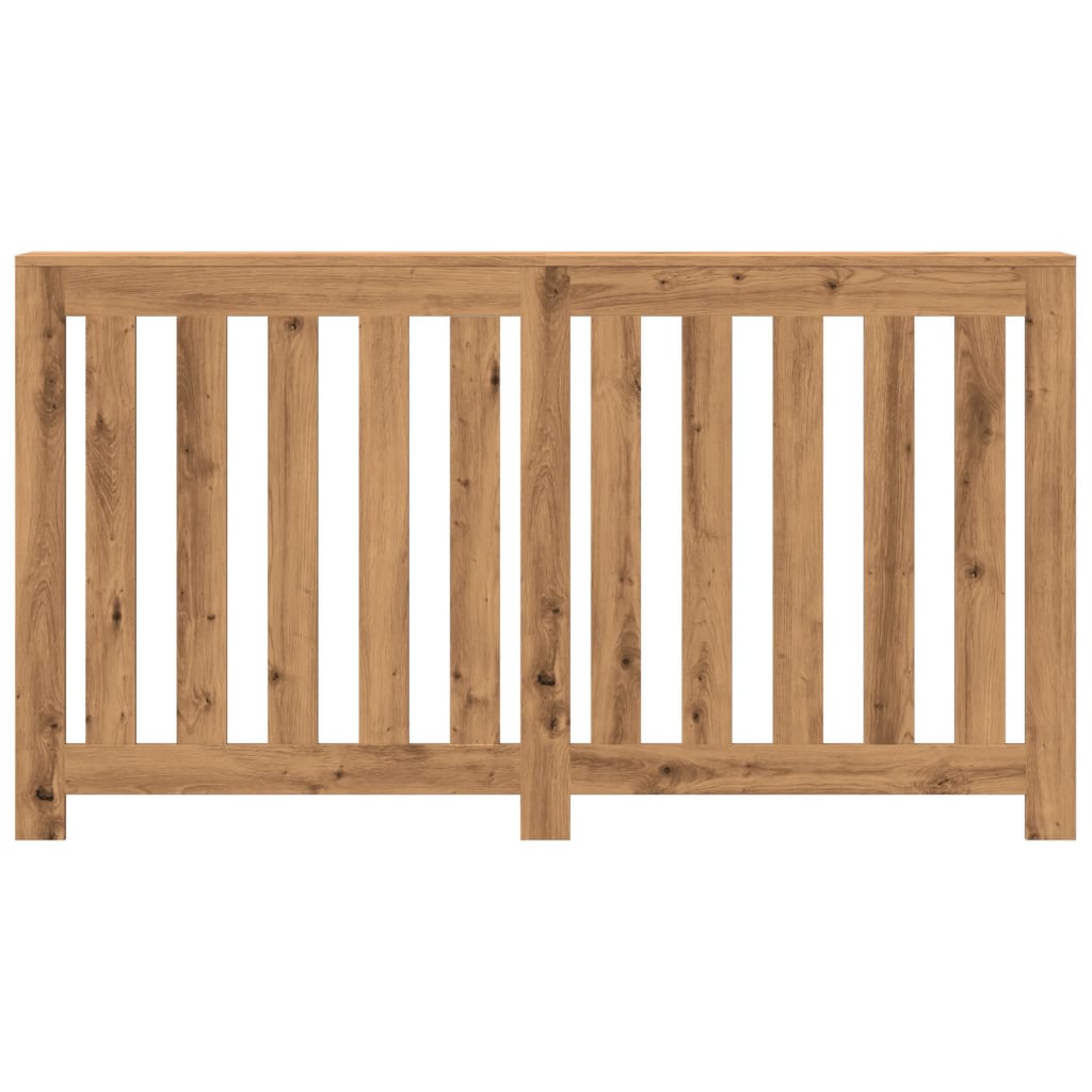 Copertura Termosifone Rovere Artigianale 149x20x82cm in Legno - homemem39