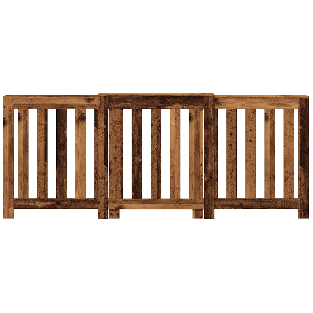 Copertura Termosifone Legno Antico 205x21,5x83,5 cm Multistrato - homemem39
