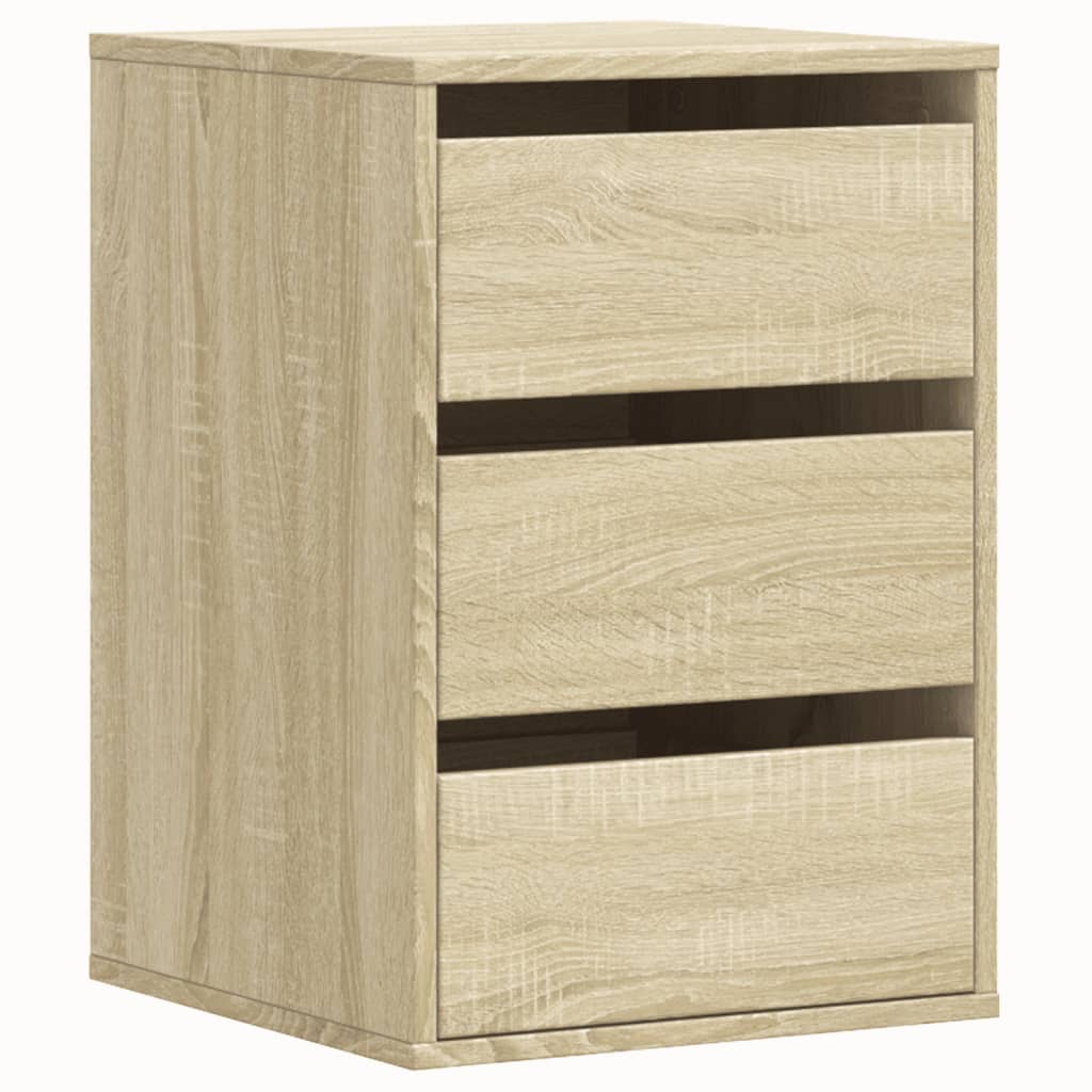 Cassettiera Angolare Rovere Sonoma 40x41x58cm Legno Multistrato