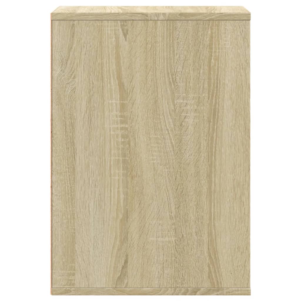 Cassettiera Angolare Rovere Sonoma 40x41x58cm Legno Multistrato
