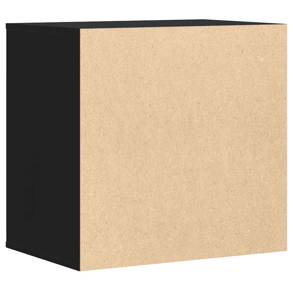 Cassettiera Angolare Nera 60x41x58 cm in Legno Multistrato - homemem39