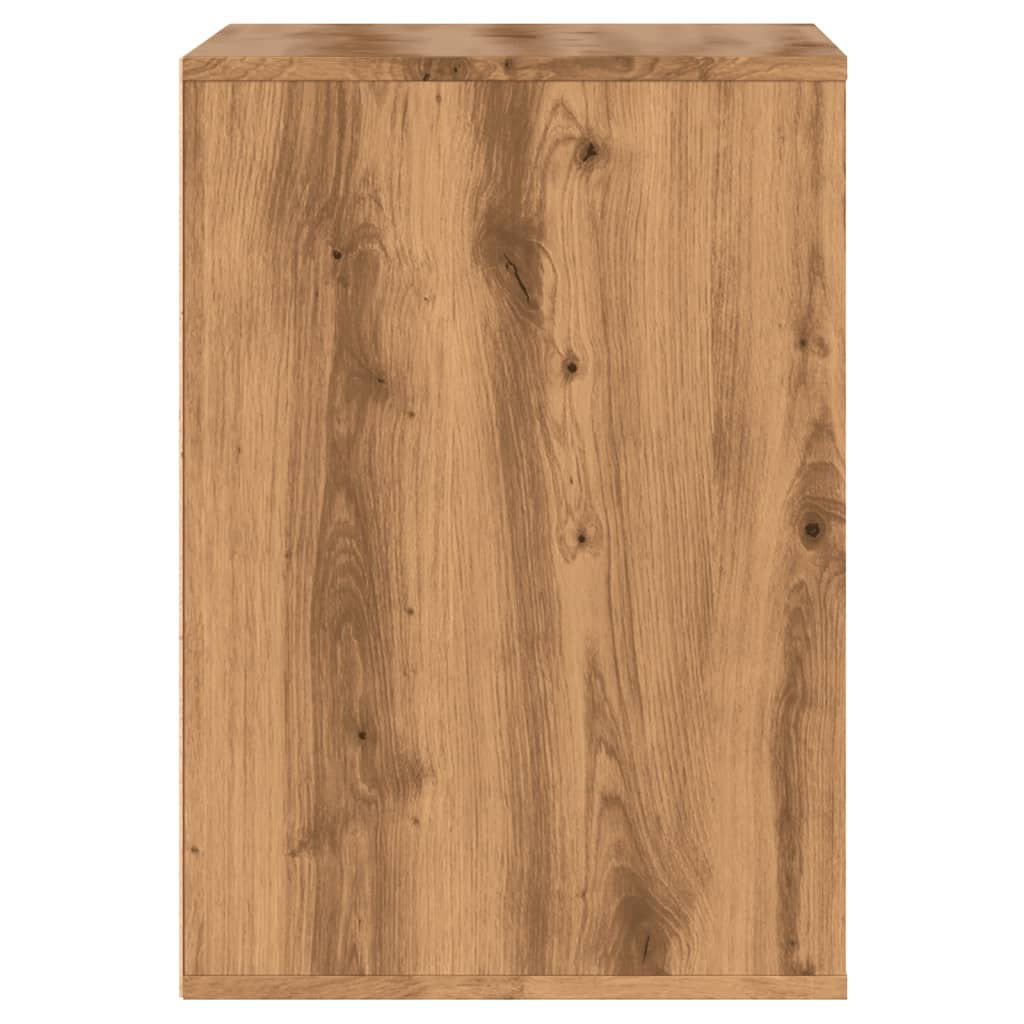 Cassettiera Angolare Rovere Artigianale 60x41x58cm Multistrato - homemem39
