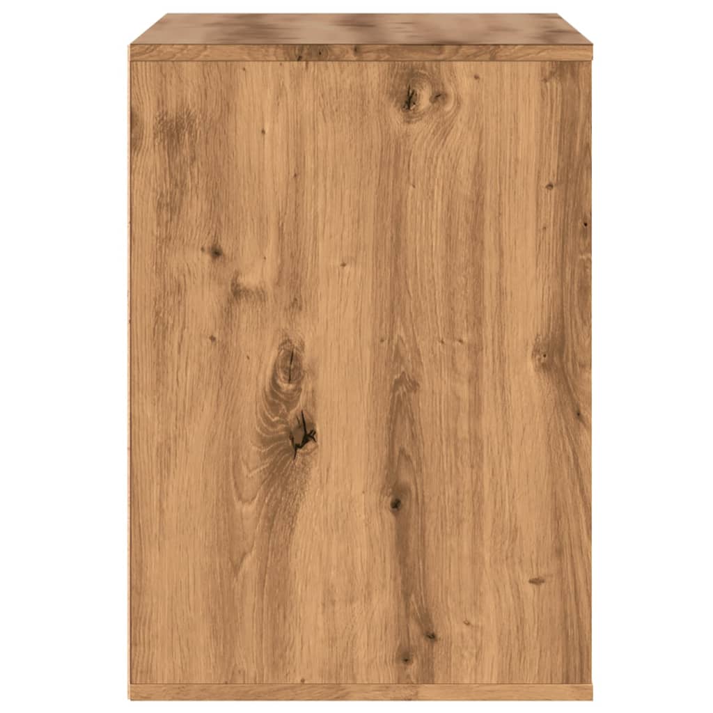 Cassettiera Angolare Rovere Artigianale 80x41x58cm Multistrato - homemem39