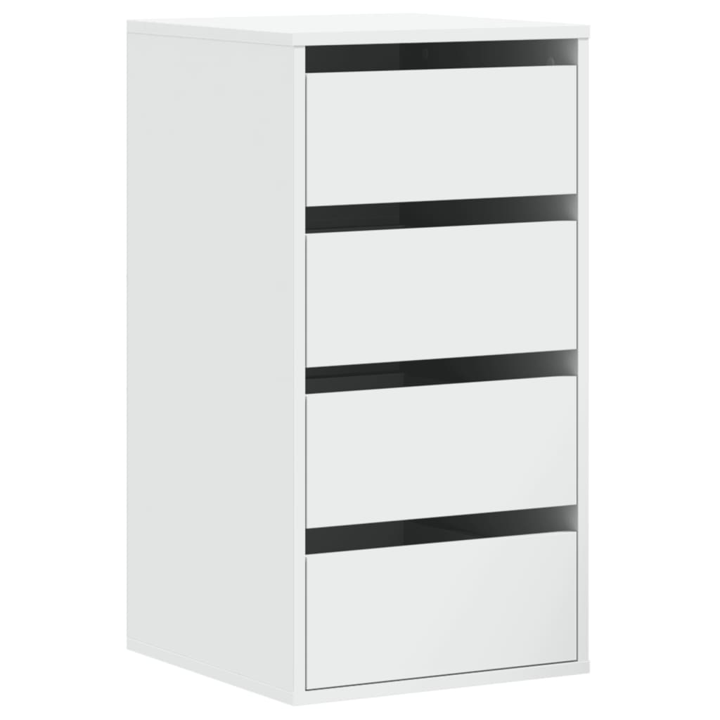 Cassettiera Bianca 40x41x76 cm in Legno Multistrato - homemem39