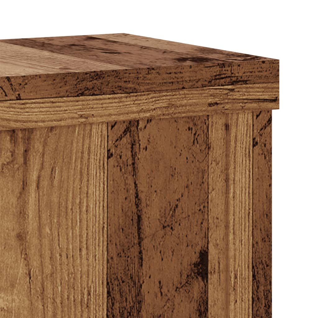 Supporti per Piante 2 pz Legno 10x10x18 cm Legno Multistrato - homemem39