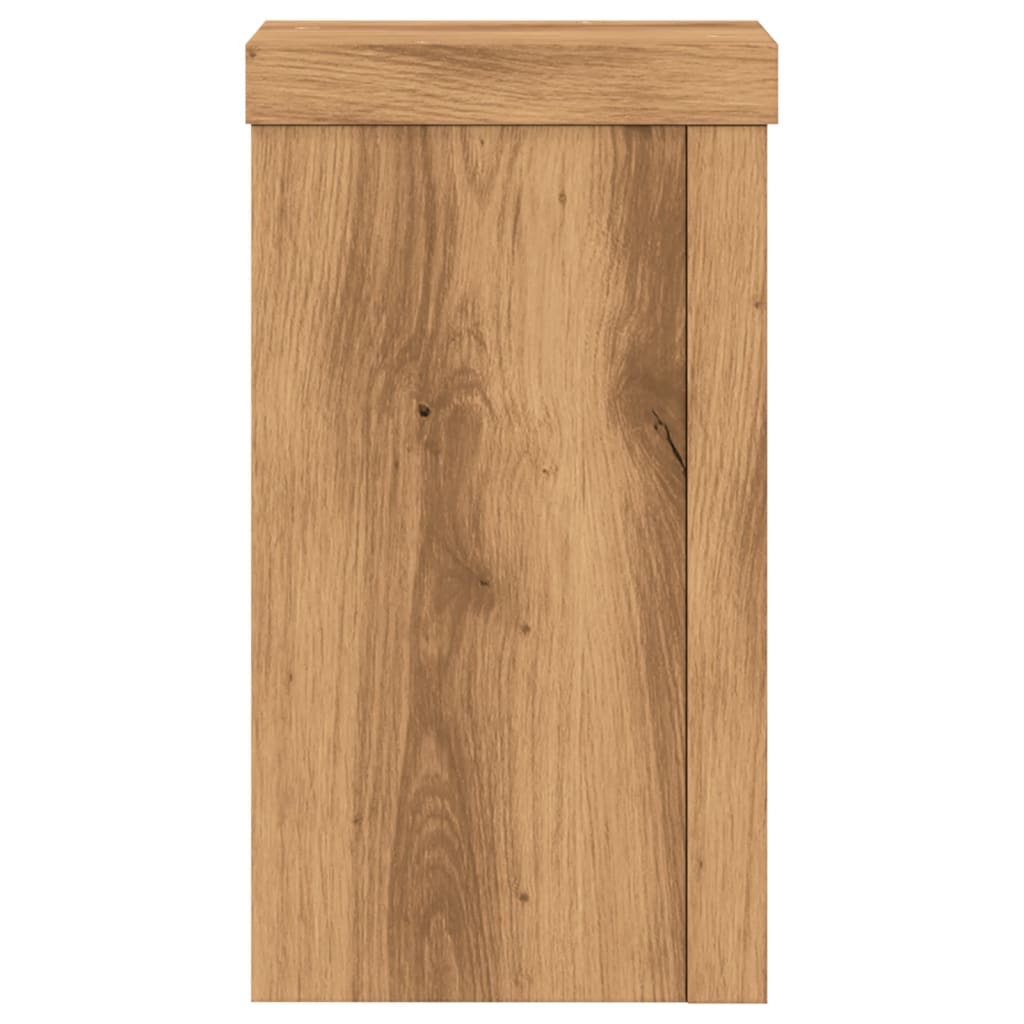 Supporti per Piante 2 pz Rovere 10x10x18 cm in Multistrato - homemem39