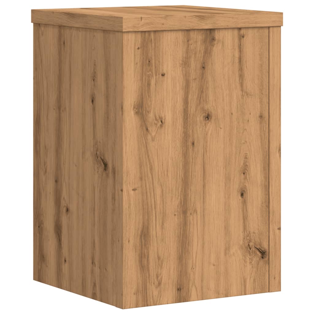 Supporti per Piante 2 pz Rovere 25x25x35 cm in Multistrato - homemem39