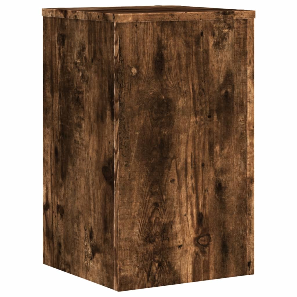 Supporti per Piante 2 pz Rovere 30x30x50 cm Legno Multistrato - homemem39