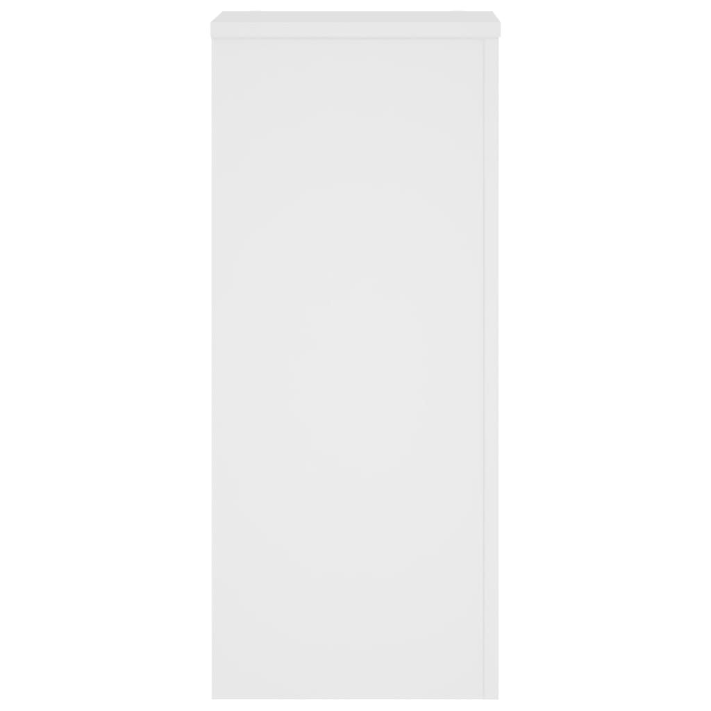 Supporti per Piante 2 pz Bianchi 30x30x70 cm Legno Multistrato - homemem39