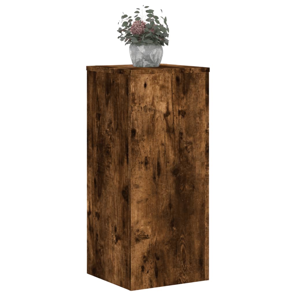 Supporti per Piante 2 pz Rovere 30x30x70 cm Legno Multistrato - homemem39