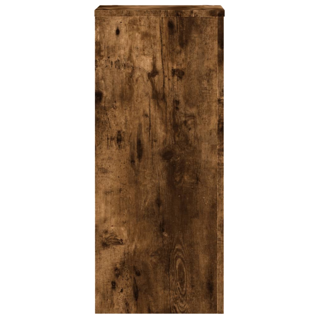 Supporti per Piante 2 pz Rovere 30x30x70 cm Legno Multistrato - homemem39