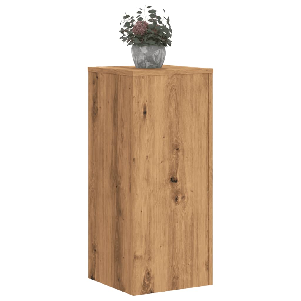 Supporti per Piante 2 pz Rovere 30x30x70 cm in Multistrato - homemem39