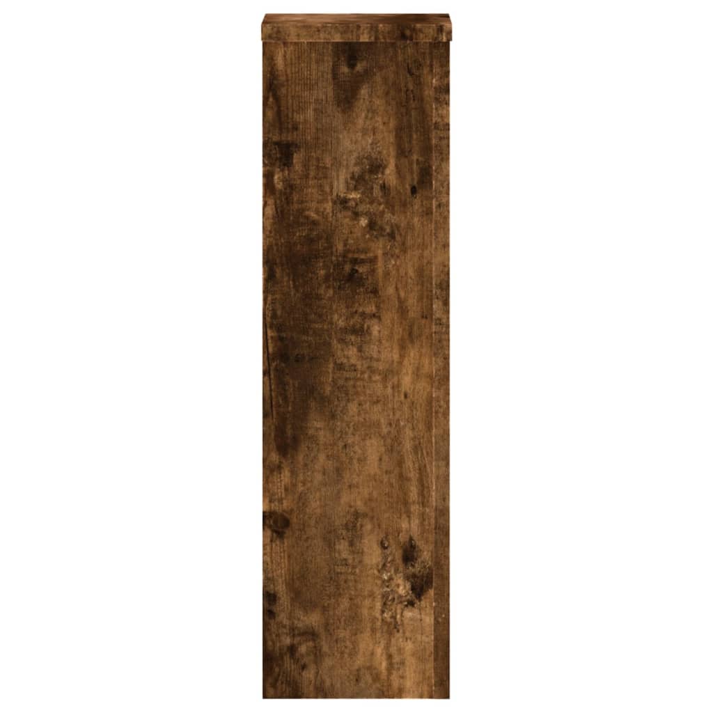 Supporti per Piante 2 pz Rovere 17x17x60 cm Legno Multistrato - homemem39