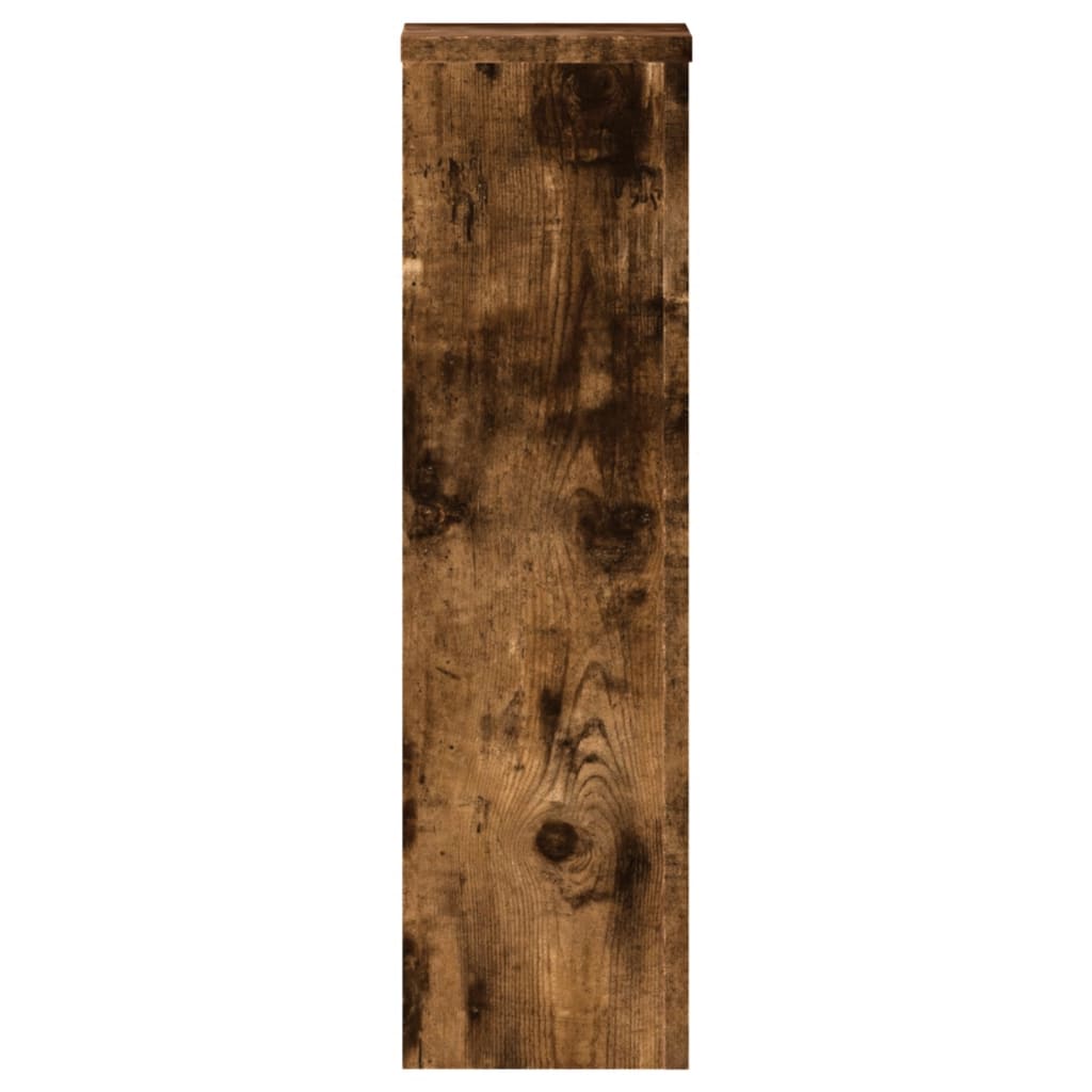 Supporti per Piante 2 pz Rovere 17x17x60 cm Legno Multistrato - homemem39