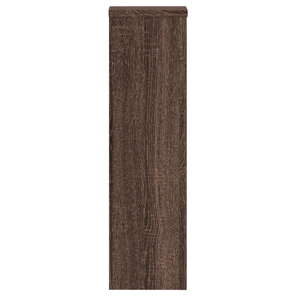Supporti per Piante 2 pz Marrone 17x17x60 cm Legno Multistrato - homemem39