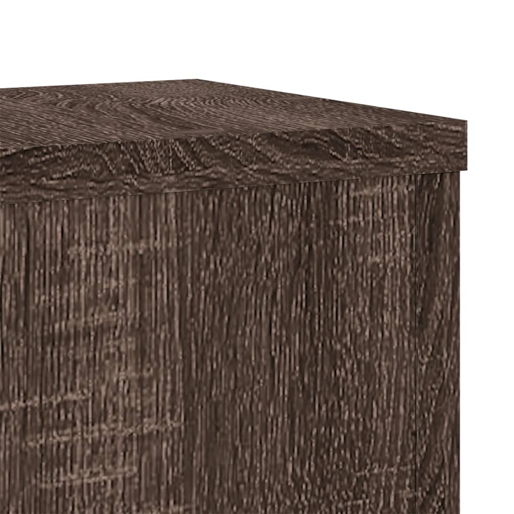 Supporti per Piante 2 pz Marrone 17x17x60 cm Legno Multistrato - homemem39