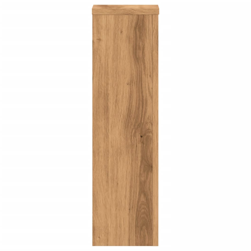 Supporti per Piante 2 pz Rovere 17x17x60 cm in Multistrato - homemem39