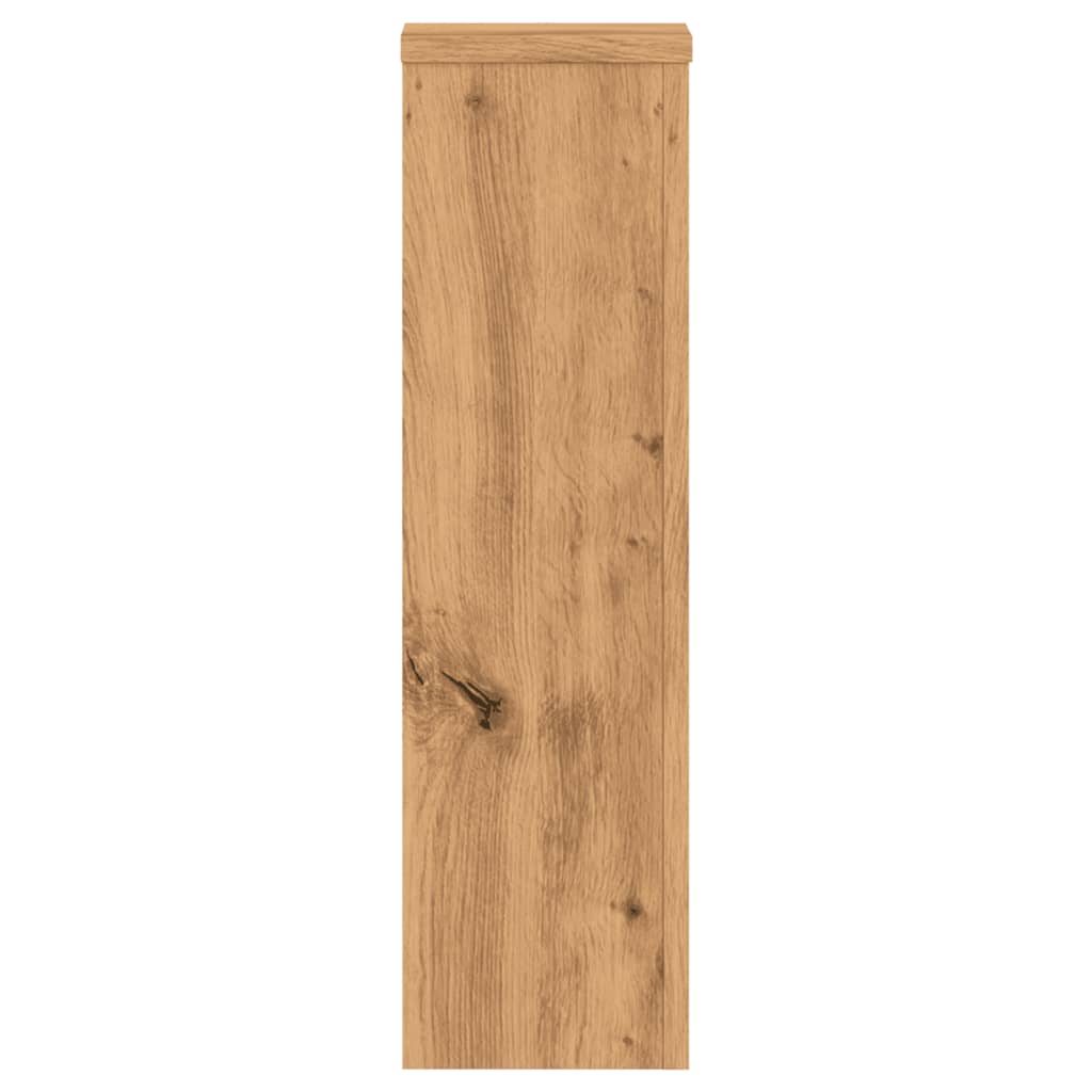 Supporti per Piante 2 pz Rovere 17x17x60 cm in Multistrato - homemem39