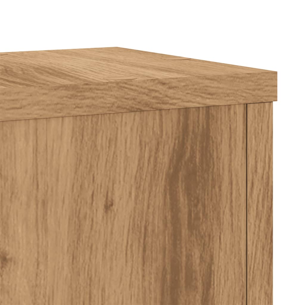Supporti per Piante 2 pz Rovere 17x17x60 cm in Multistrato - homemem39