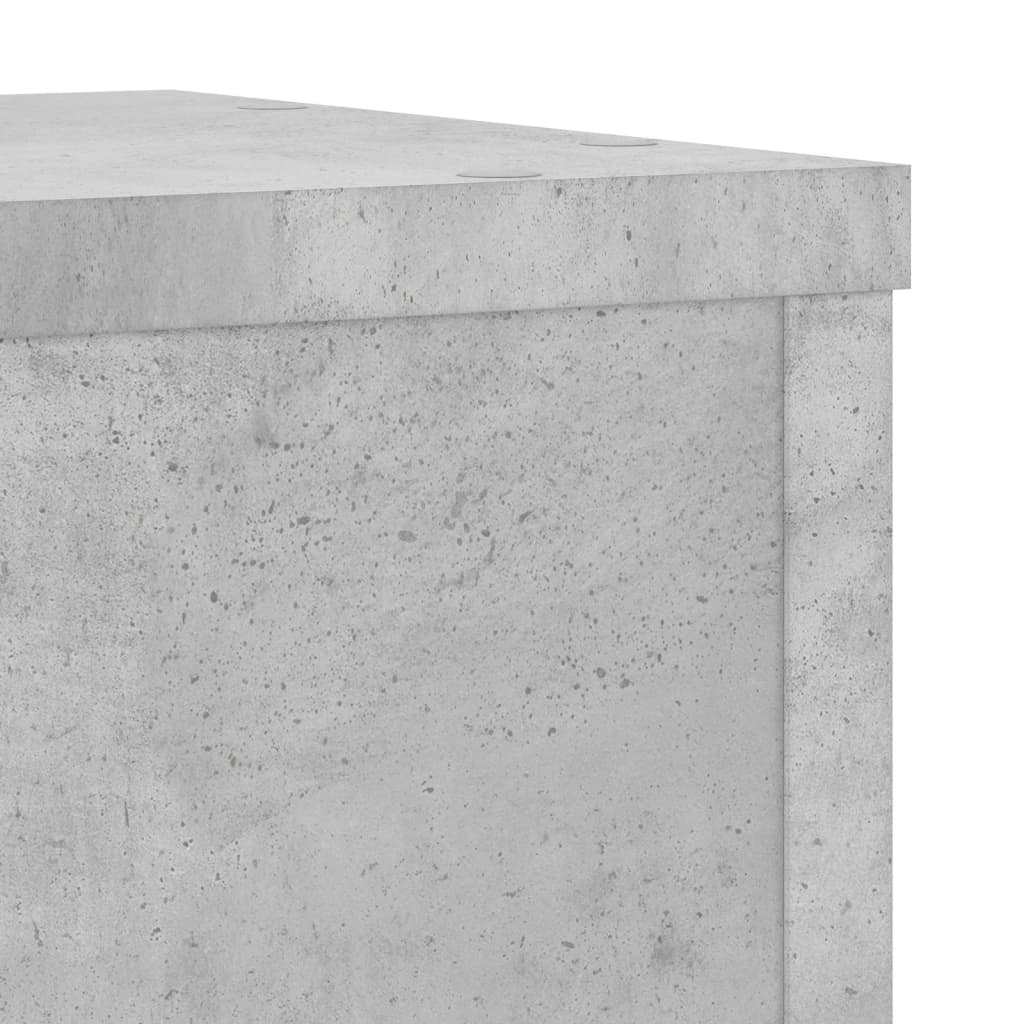 Supporti per Piante 2 pz Grigio 25x25x80 cm Legno Multistrato - homemem39